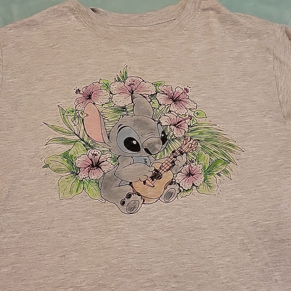 Disney Stitch t-shirt gray Size Small - Picture 4 of 4